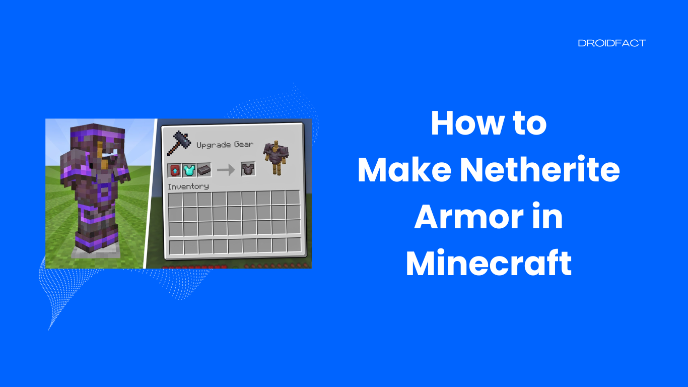 How to Make Netherite Armor in Minecraft