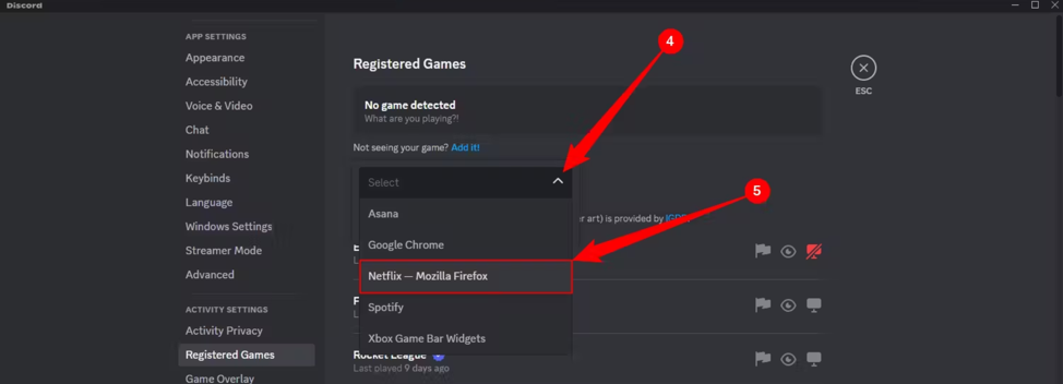 Registered Games